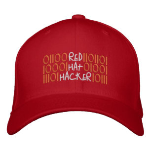 CASQUETTE ROUGE HACKER