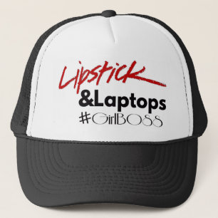 Casquette Rouges à lèvres et ordinateurs portables
