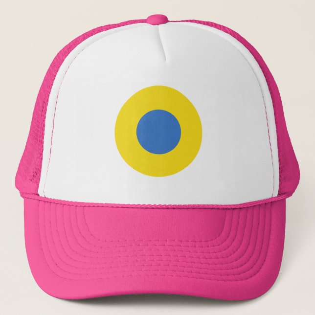 Casquette Roundel de l'armée de l'air ukrainienne PINK (Devant)