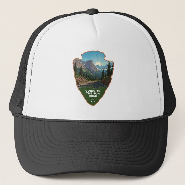 Casquette Route Going To The Sun Glacier NP Arrowhead (Devant)