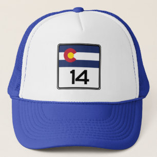 Casquette Route nationale 14, le Colorado, Etats-Unis