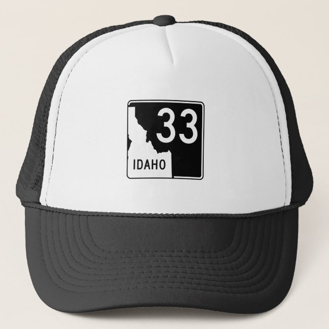 Casquette Route nationale 33 de l'Idaho (Devant)