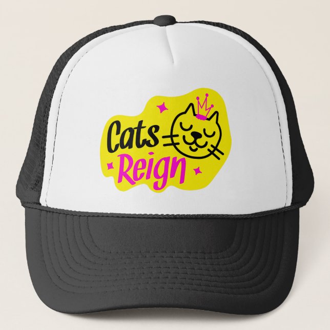 Casquette royaume des chats (Devant)