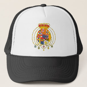 Casquette Royaume du manteau de deux Sicilies des bras