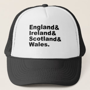 Casquette Royaume-Uni Angleterre Irlande Écosse Pays de Ga