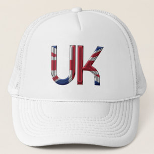 Casquette Royaume-Uni Union Jack British Drapeau Typographie