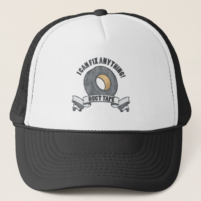 Casquette Ruban adhésif, je peux fixer n'importe quoi (Devant)
