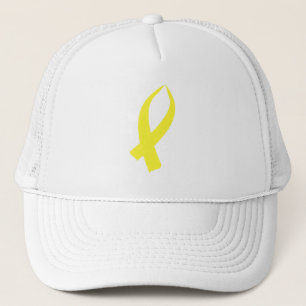 Casquette Ruban de sensibilisation (jaune)