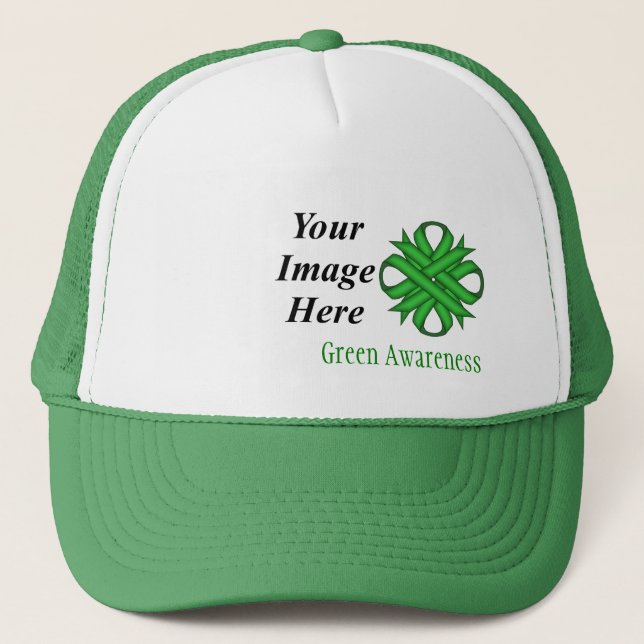 Casquette Ruban de trèfle vert par Kenneth Yoncich (Devant)