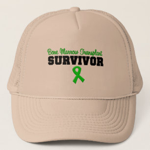 Casquette Ruban de vert de survivant de greffe de moelle