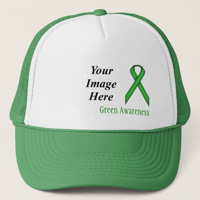 Casquette Ruban Green Standard by Kenneth Yoncich (Devant)