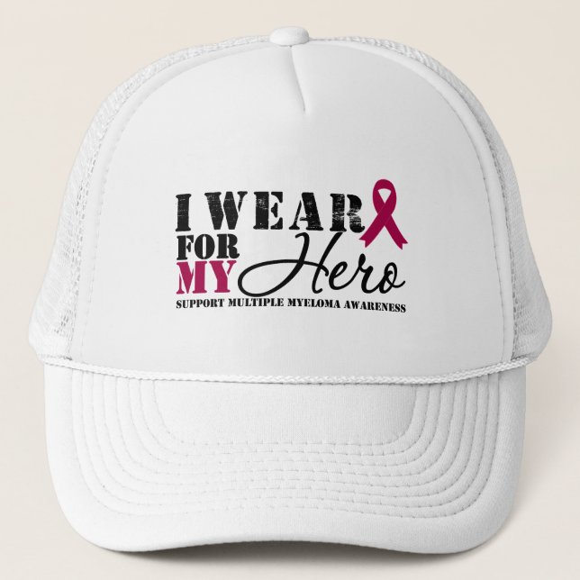 Casquette Ruban Hero Myeloma Multiple (Devant)