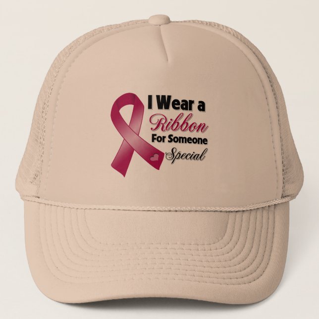 Casquette Ruban Myeloma Multiple Quelqu'un spécial (Devant)