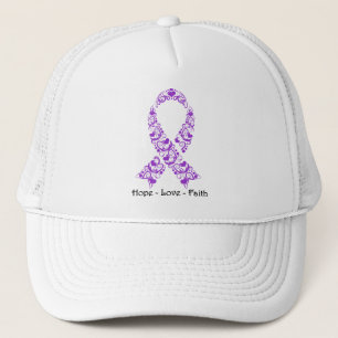 Casquette Ruban pourpre de conscience d'espoir