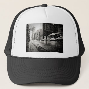 Casquette Rue de New York sous la pluie