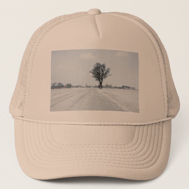 Casquette Rural winter road (Devant)