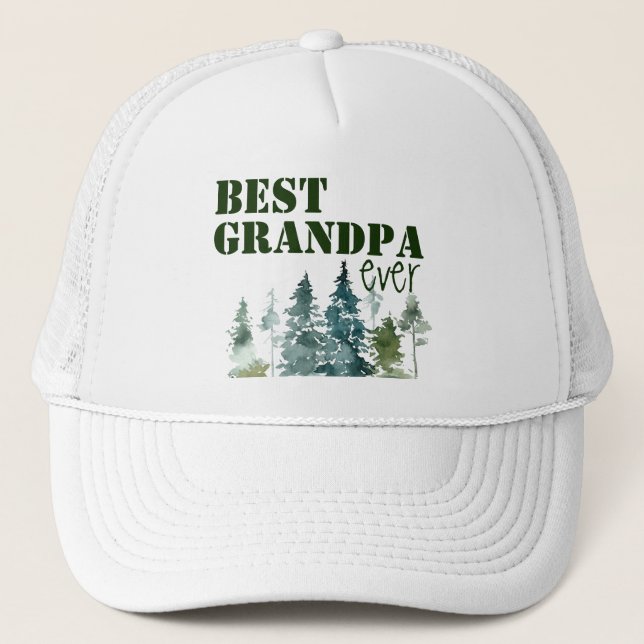 Casquette Russe Meilleur grand-père jamais (Devant)