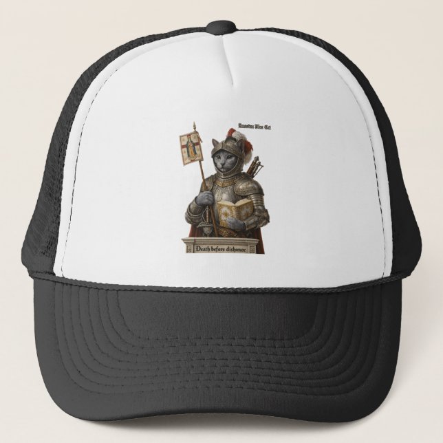 Casquette Russian Blue Conquistador Cat – Honor & Legacy (Devant)