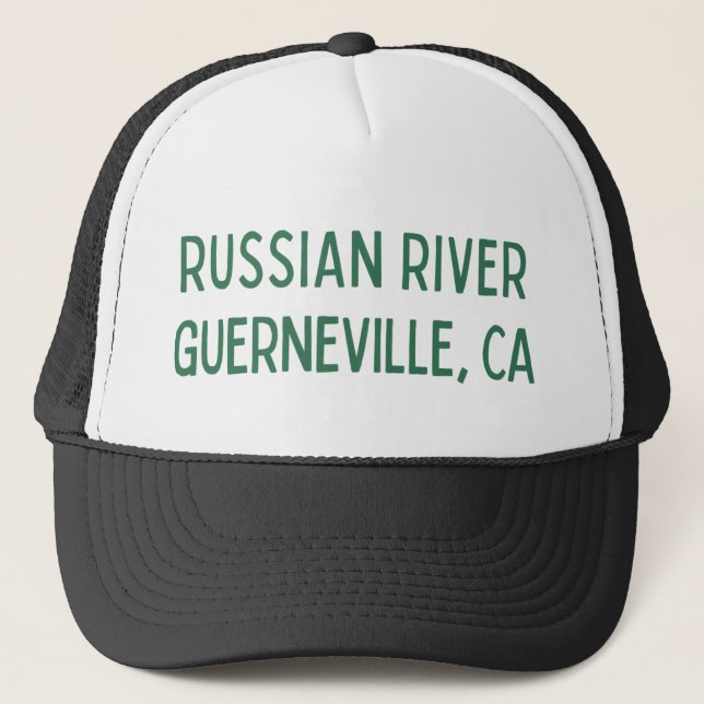 Casquette RUssian river, Guerneville, CA chapeau de camionne (Devant)