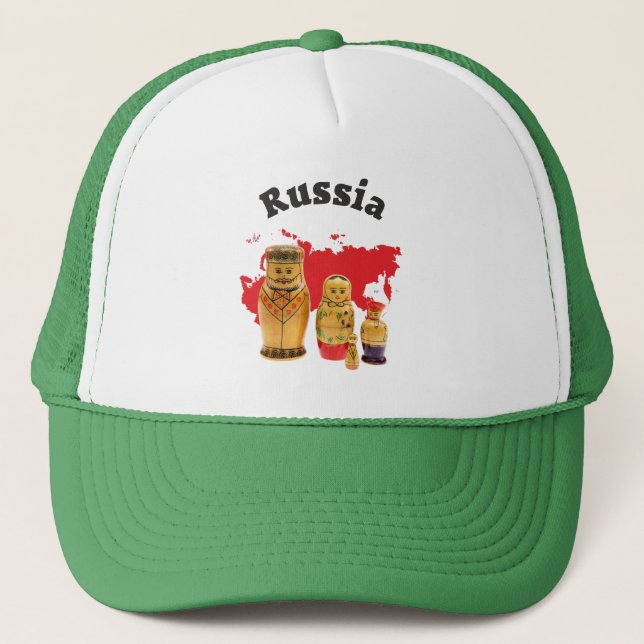 Casquette Russie - Russia Babouchka - Matrjoschka Cap (Devant)