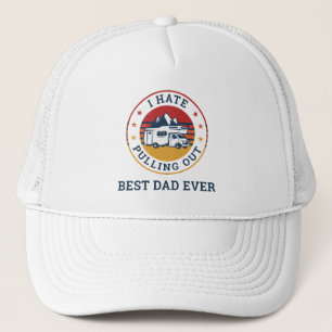 Casquette RV Camping Fête des pères Retro Personnalisé Anniv