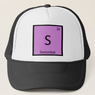 Casquette S - Chimie Savoureuse Symbole du tableau périodiqu
