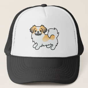 Casquette Sable Fawn Parti Couleur Tibétain Espagnol Dessin 