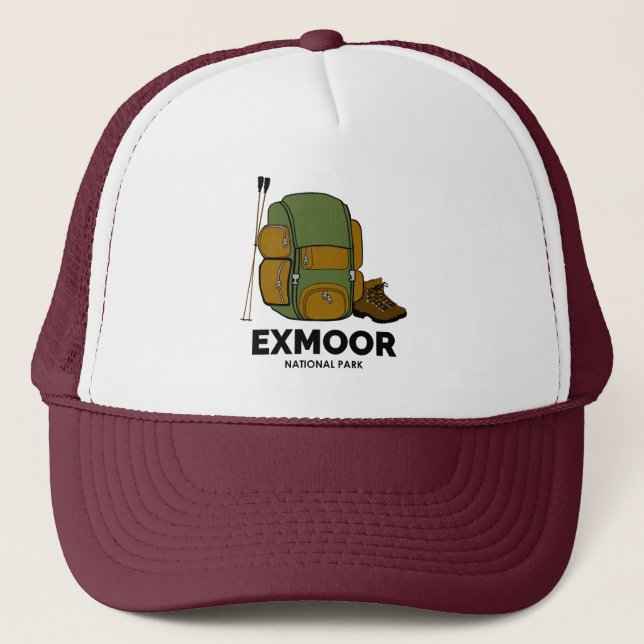 Casquette Sac à dos pour le parc national d'Exmoor (Devant)