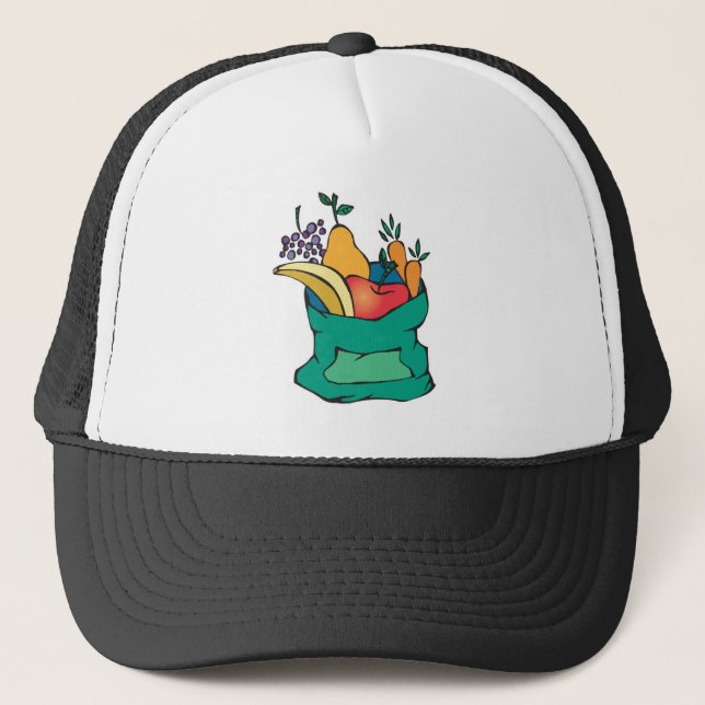 Casquette sac de fruits frais (Devant)