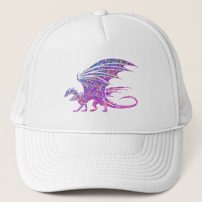 Casquette Sac fourre-tout d'accentuation violet de dragon de (Devant)