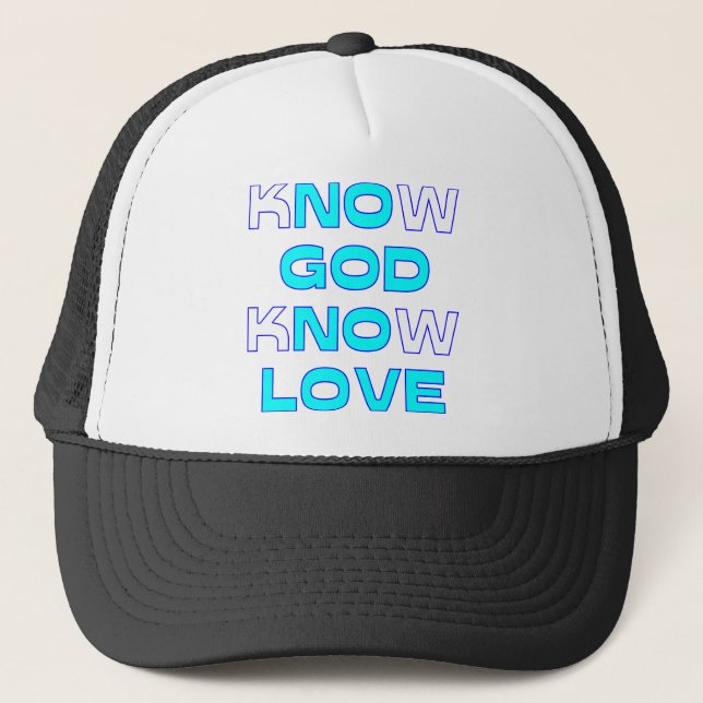 Casquette Sachez que Dieu savent l'amour (Devant)