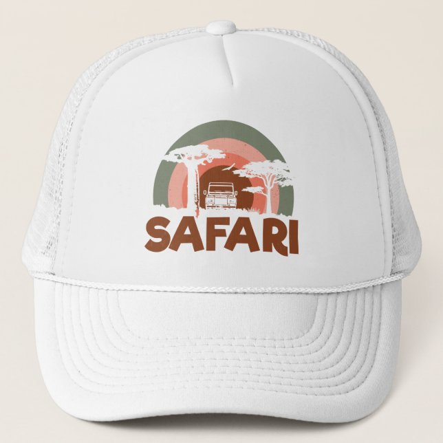 Casquette Safari Afrique Thème (Devant)