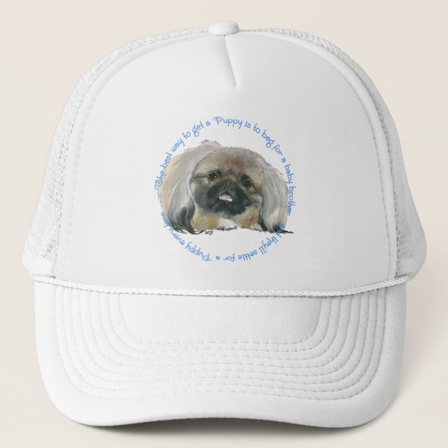 Casquette Sagesse de Pékin - Comment obtenir un chiot (Devant)