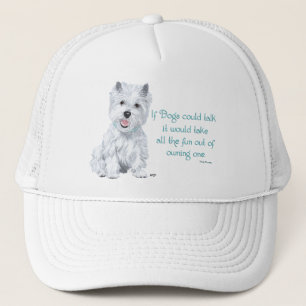 Casquette Sagesse de Westie - Si les chiens pouvaient parler
