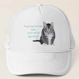 Casquette Sagesse des chats - Les gens qui n'aiment pas les 