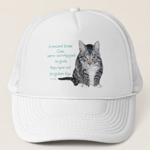 Casquette Sagesse Féline - dans les temps anciens, les chats
