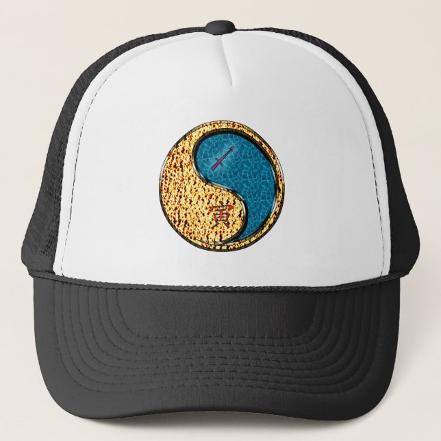 Casquette Sagittaire & Tigre d'eau (Devant)