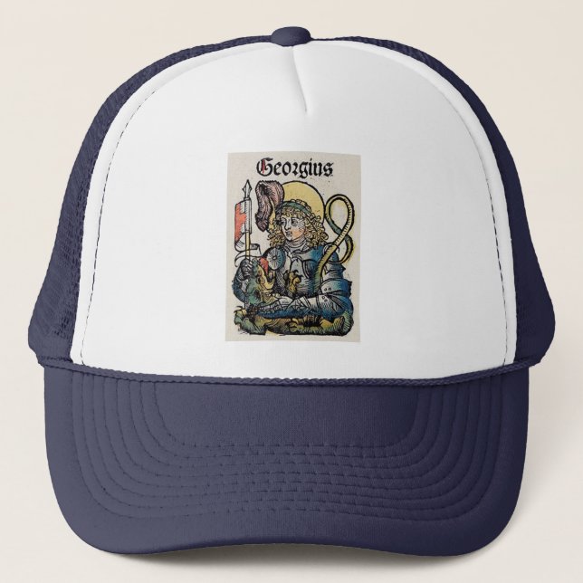 Casquette Saint Georges de la Chronique de Nuremberg (Devant)