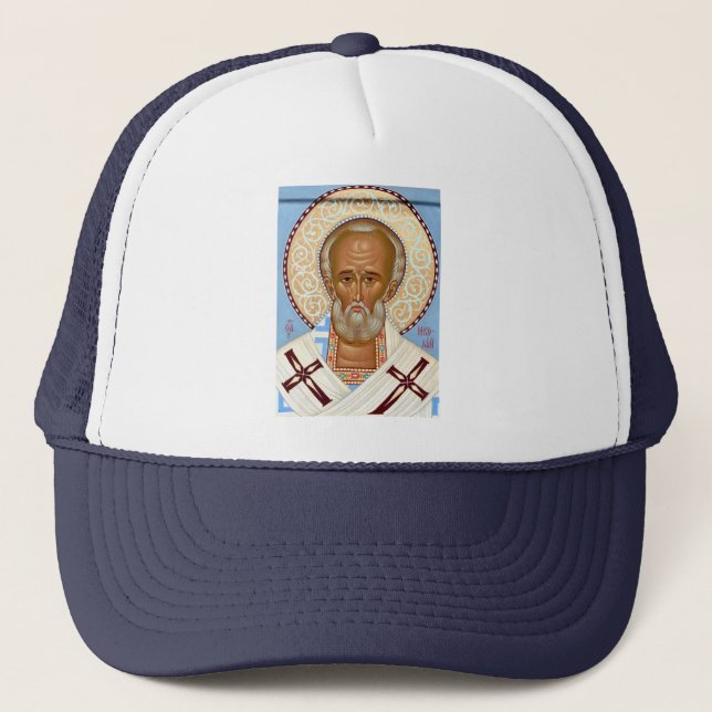 Casquette Saint Nicolas de Myre Art Orthodoxe Premium (Devant)