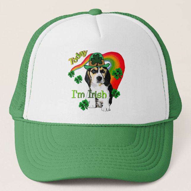 Casquette Saint Patrick beagle (Devant)