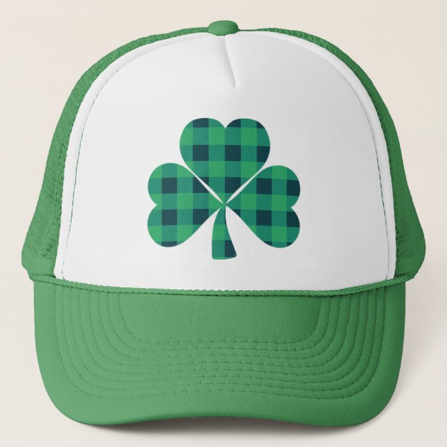 Casquette Saint Patrick | trèfle vert | (Devant)