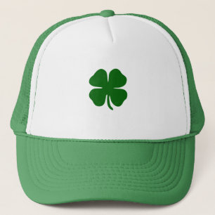 Casquette Saint Patrick Vert Quatre Feuilles de Trèfle Chanc