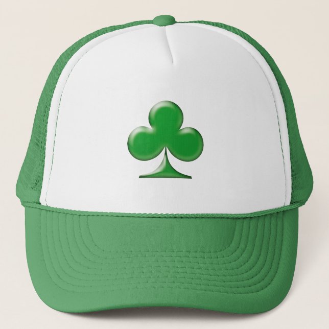 Casquette Saint Patrick's Day Irlandais Green Clover Shamroc (Devant)