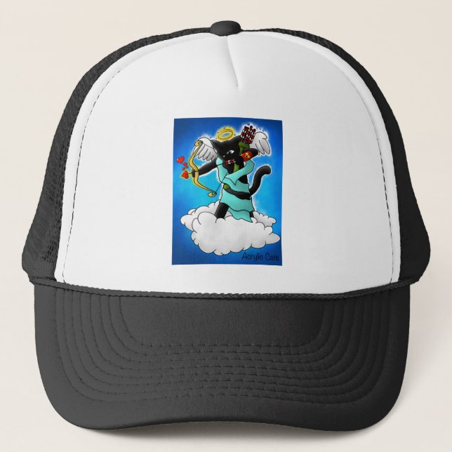 Casquette Saint Valentin Charbon noir Cat+BGC (Devant)