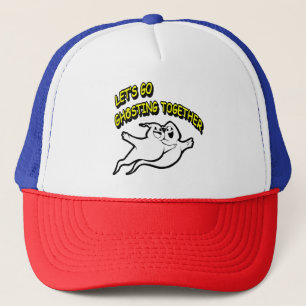 Casquette Saint Valentin Halloween Ghosting Together