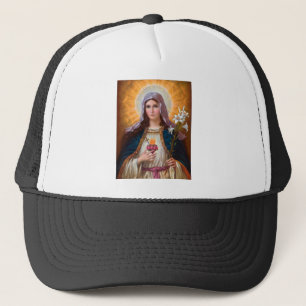 Casquette Sainte-mère Marie Coeur immaculé, Religion catholi