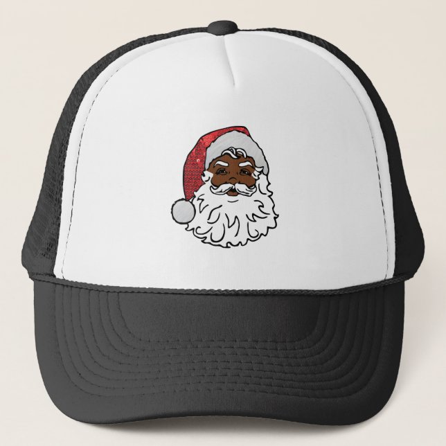 Casquette sainteté noire (Devant)