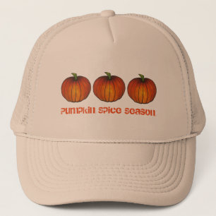 Casquette Saison citrouille d'épices Orange automne automne