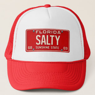 Casquette Salé 1969   Plaque d'immatriculation rétro rouge d