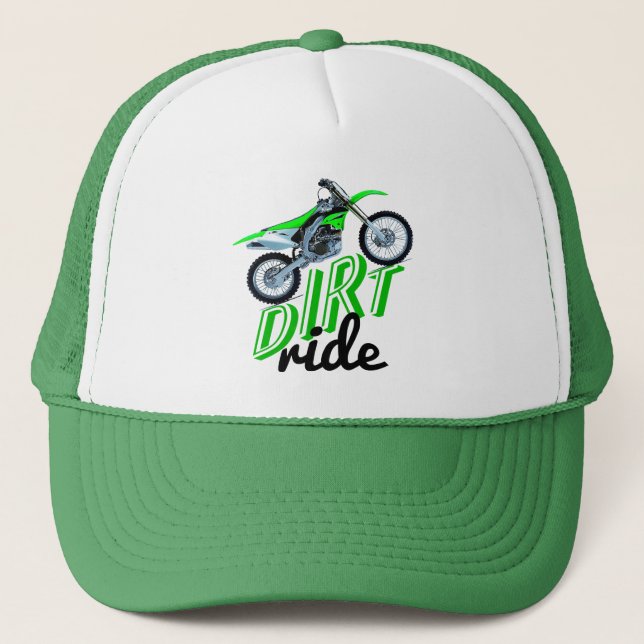 Casquette Saleté emballant le vélo (Devant)